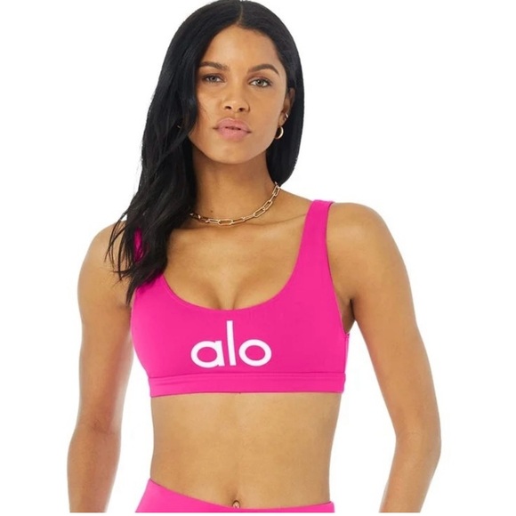 ALO Yoga Other - Alo Pink Ambient Logo Bra